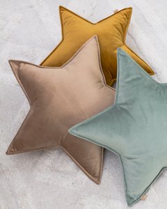 SAMT STERNENKISSEN (9 Farben) Größe S