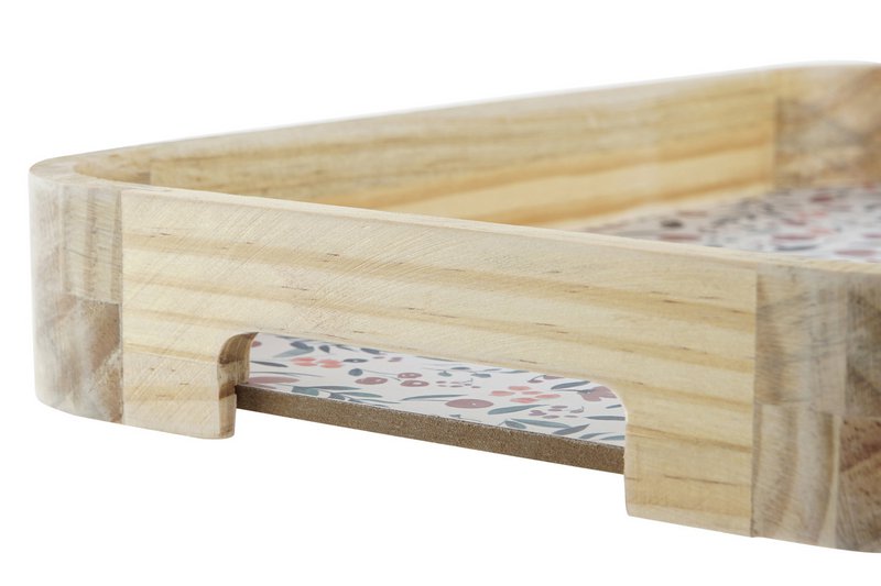 BANDEJA DECORACION SÆT 2 MDF 35X24X4,5 NATURLIG LD203570