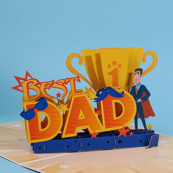 Champion Dad 3D Father's Day Card