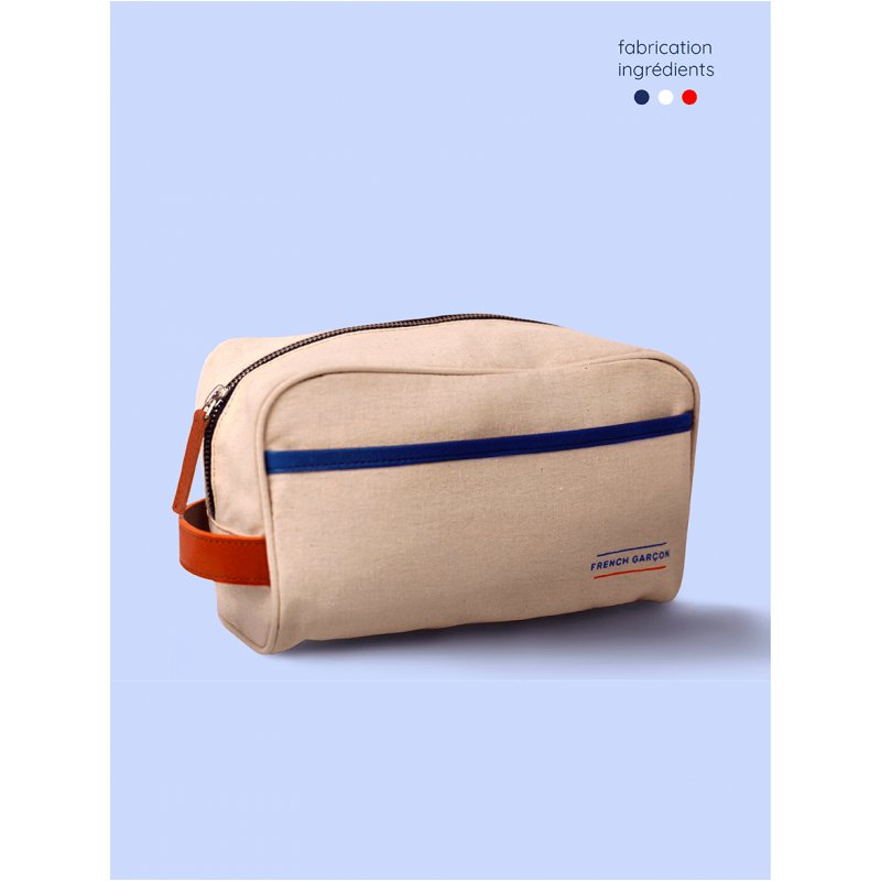 POUCH RIBETE MARRÓN