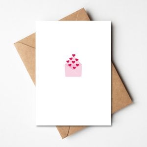 Greeting card Envelope hearts