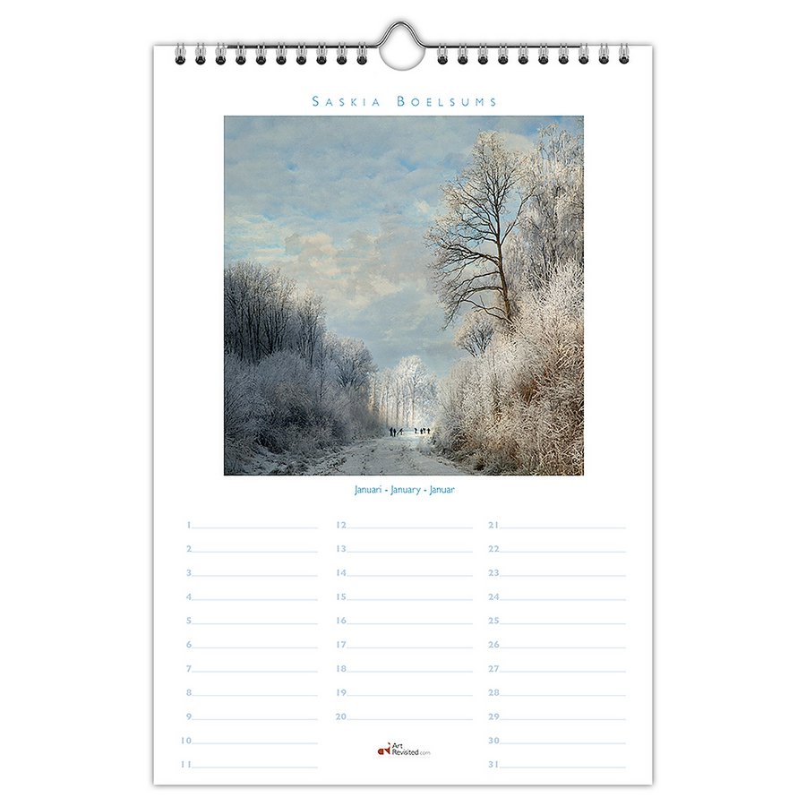 Birthday calendar Stillness, Saskia Boelsums