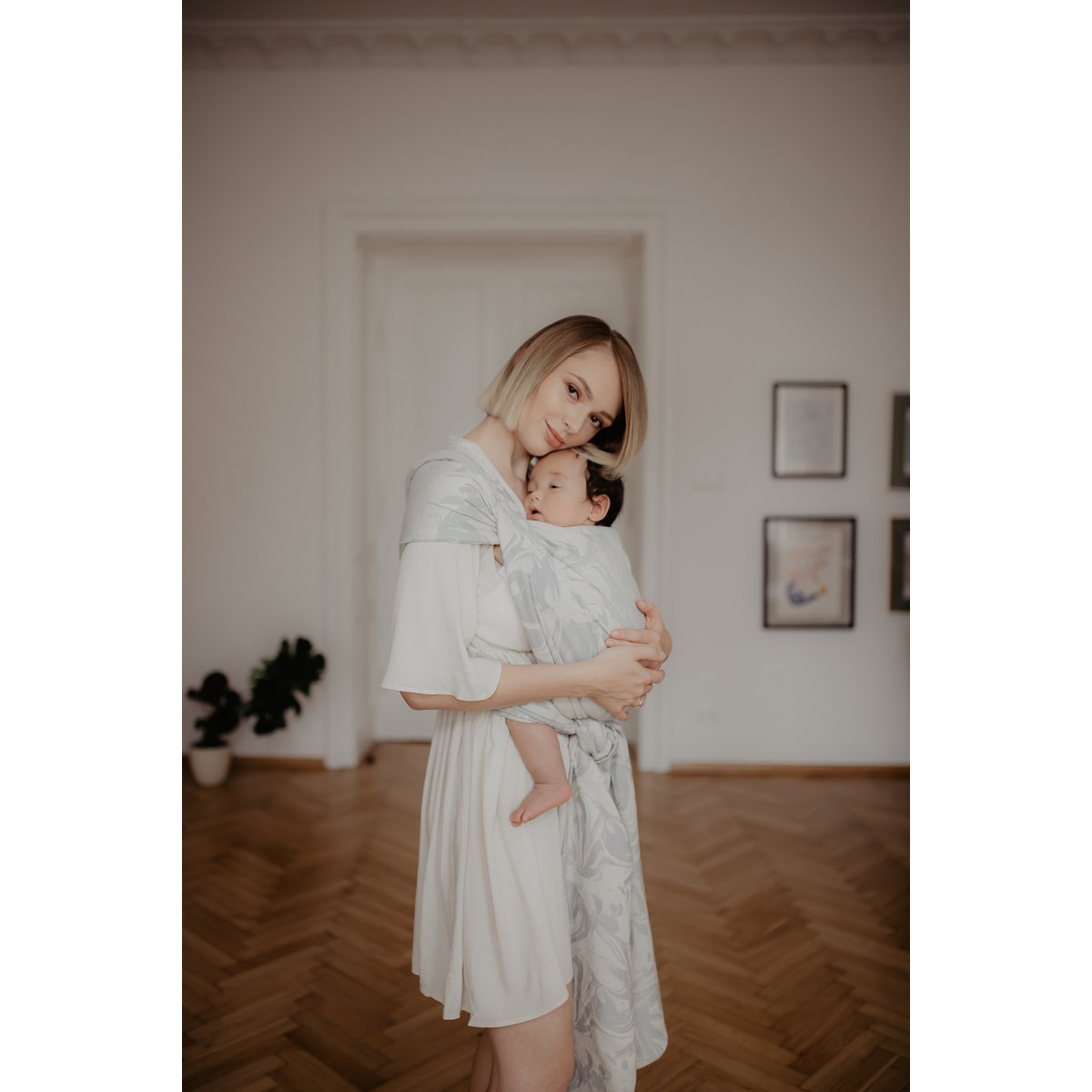 Eco Tragetuch aus Webstoff Grey Marable
