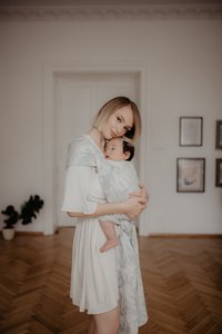 Eco Tragetuch aus Webstoff Grey Marable