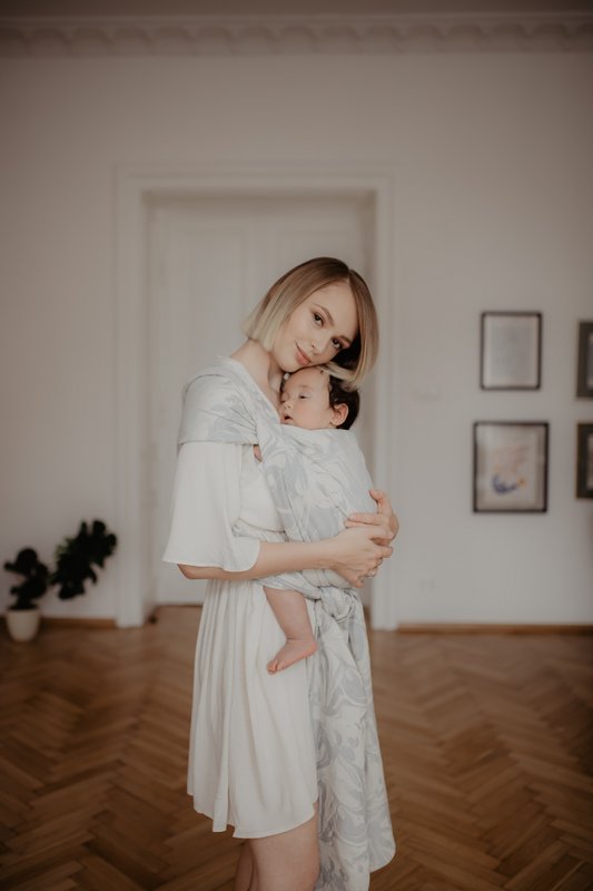 Involucro intrecciato Eco Babywearing Grigio Marable