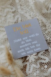 Gestempelte Postkarte "Du bist toll"