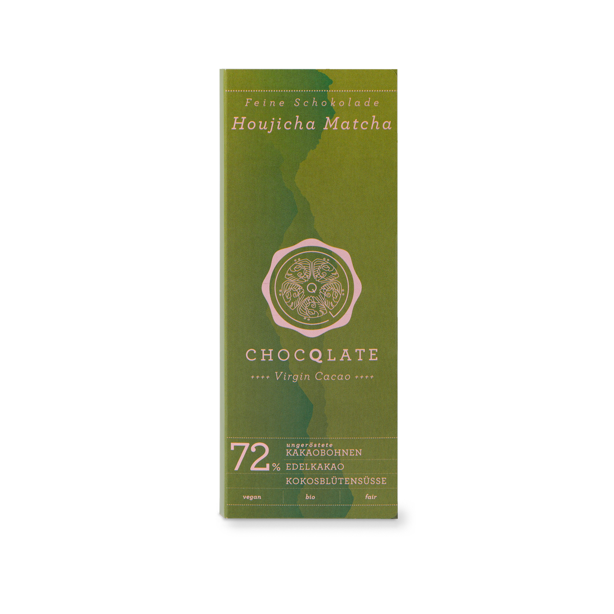 CHOCQLATE organic chocolate Hojicha MATCHA