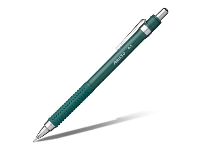 Mechanical pencil Aristo Mystic green 0.5 rubber grip, metal clip