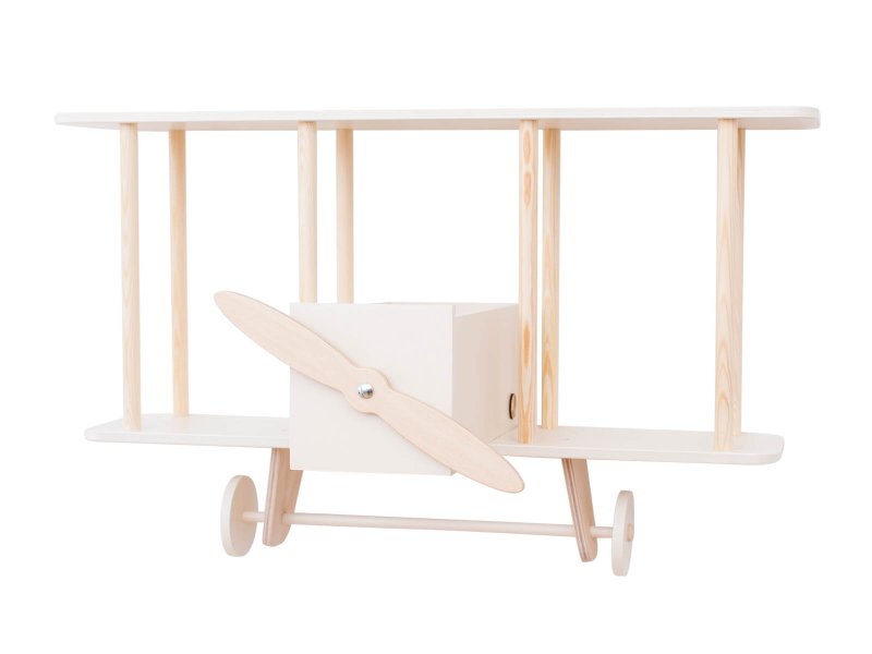 Estante biplano â€žDashyâ€ blanco