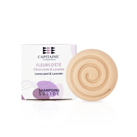 Festes Shampoo "Sommerblumen" - Trockenes Haar - 85g