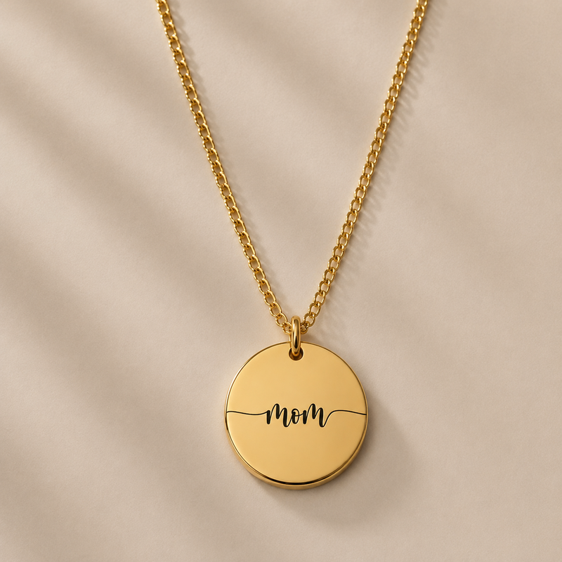 Ketting + 'Mom' Bedel