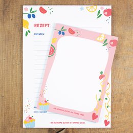 Notizblock "Die geheime Zutat ist immer Liebe" aus Recyclingpapier