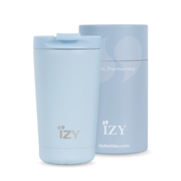 IZY Thermos Mug - Light Blue - 350ML To-Go Insulated Coffee mug