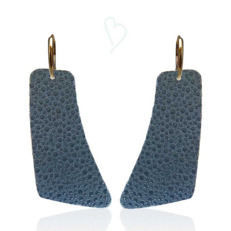 Lederohrringe 'Flair', Jazzy Jeans