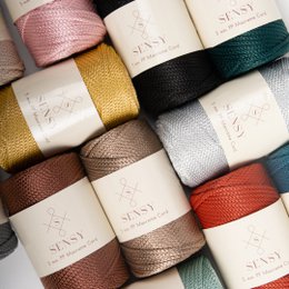 Cordoncino macramè Sensy Premium da 5 mm - 104 iarde, 100% poliestere