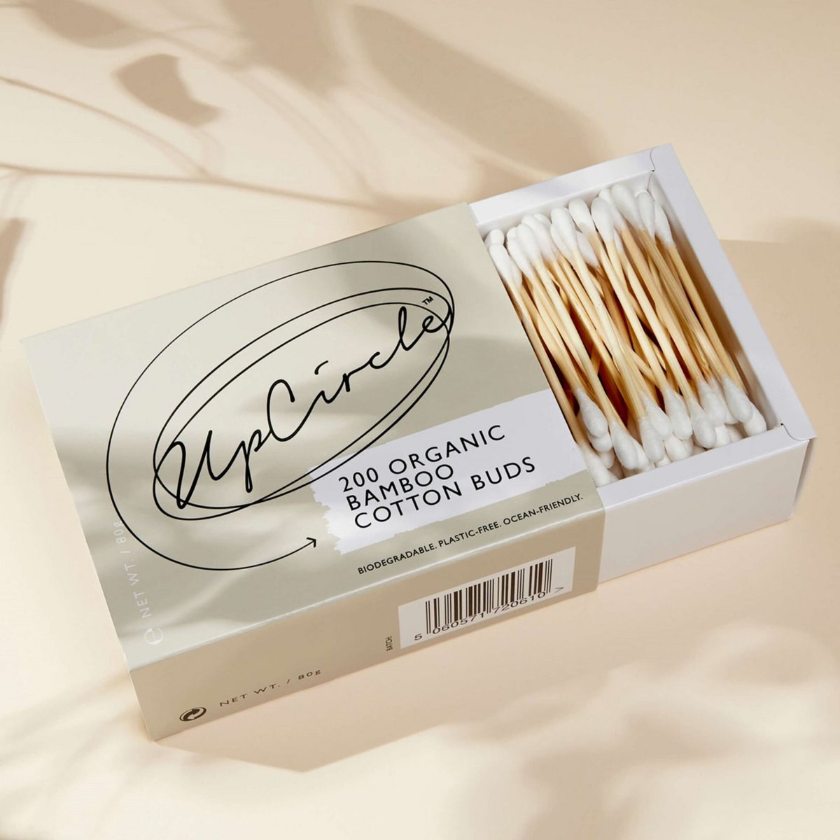 200 Bamboo + Organic Cotton Buds