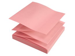Info notes 75x75mm Z-Notes ass, nature, doos 12 blokken