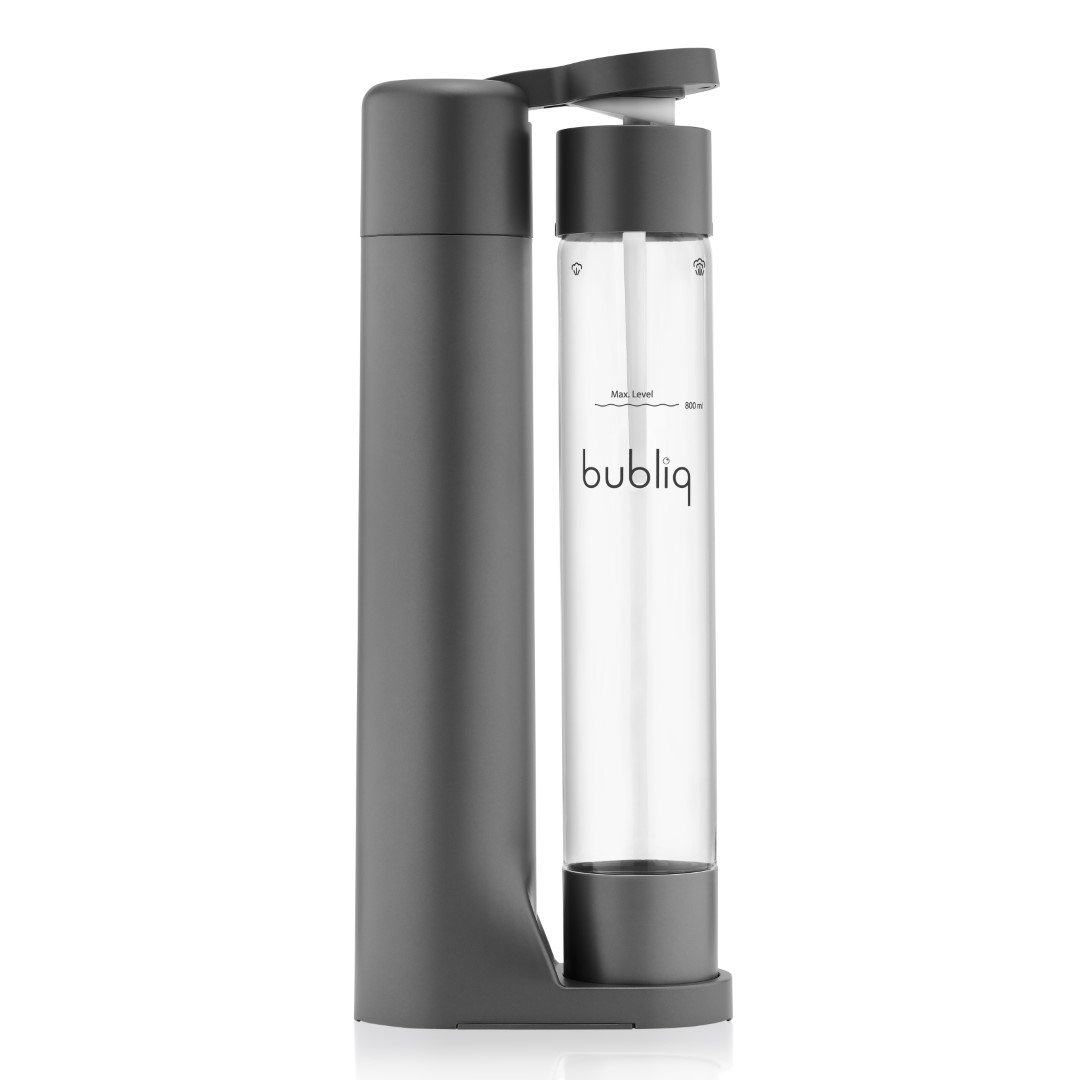 Matte grey bubliq drink carbonator