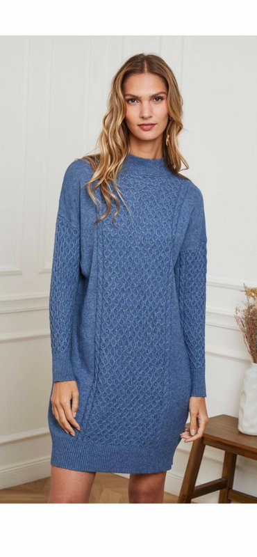 Abito maglione lavorato a maglia 8729