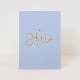 postcard 'with love'