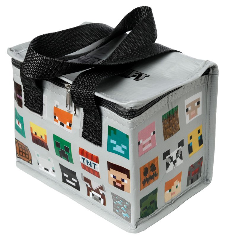 RPET Kühltasche Lunchtasche Minecraft Faces