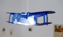 LAMPADA A SOSPENSIONE PER BAMBINI AEREO BLU