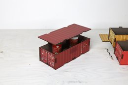 Container stacking box lid