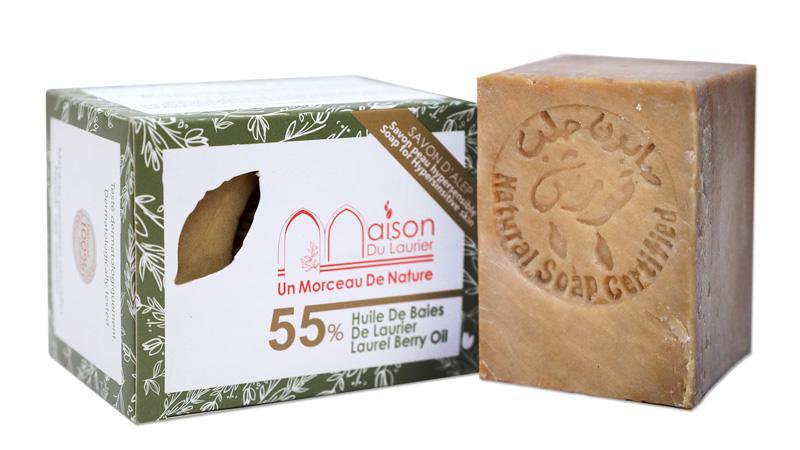 Alepposæbe 200gr 55% laurbærbugtolie