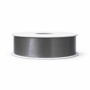 Double faced satijn - Zwart - Outlet - 38 mm x 35 m