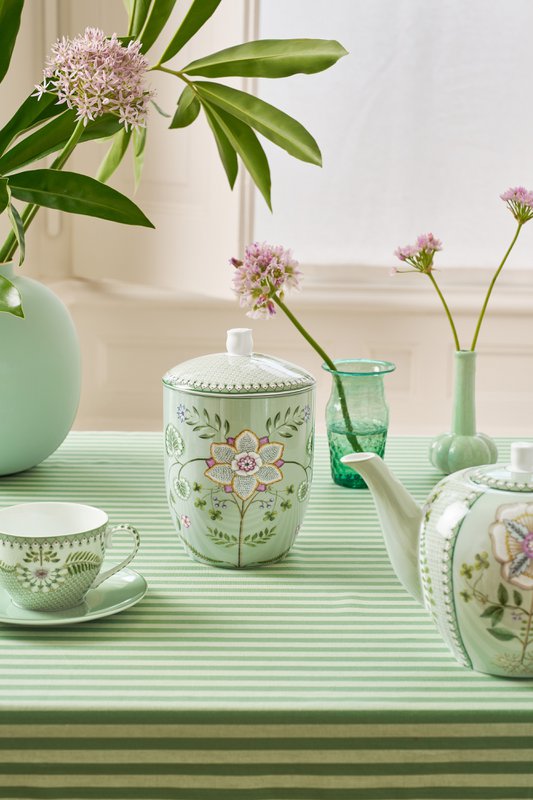 Storage Jar Lily&Lotus Light Green 1.5ltr