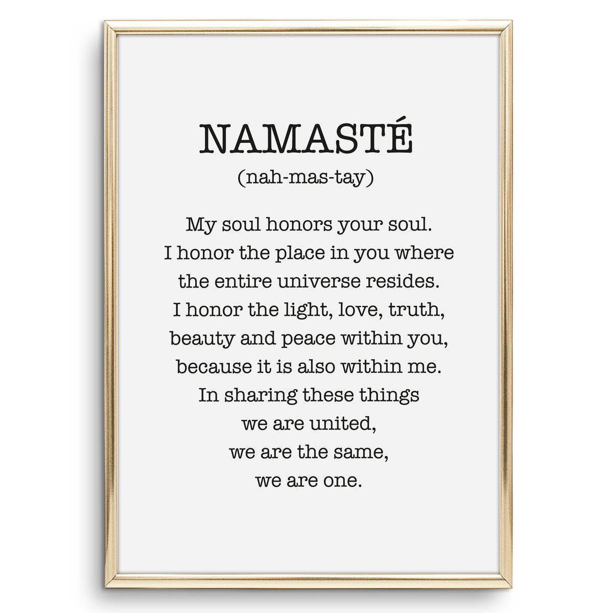 Poster: Namasté