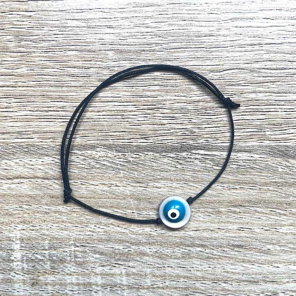 Pulsera de cordón deslizante Lucky Blue Eye