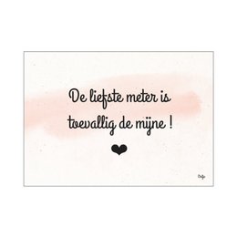 Postkaart | “ toevallig mijne meter”