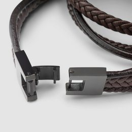 Leather bracelet "Wrap"