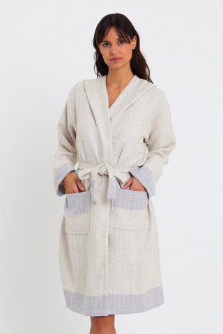 Tuval Bathrobe - Lilac