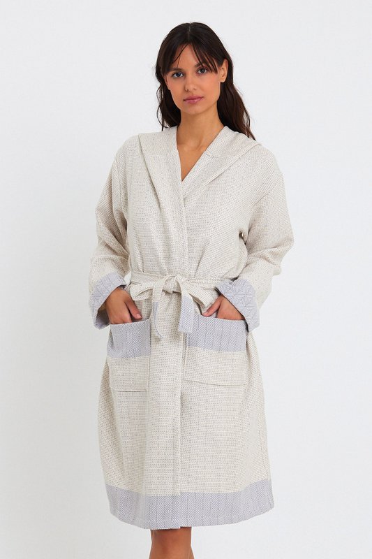 Tuval Bathrobe - Lilac