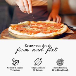 Houten Franse Deegroller - Pizzaroller 40 cm