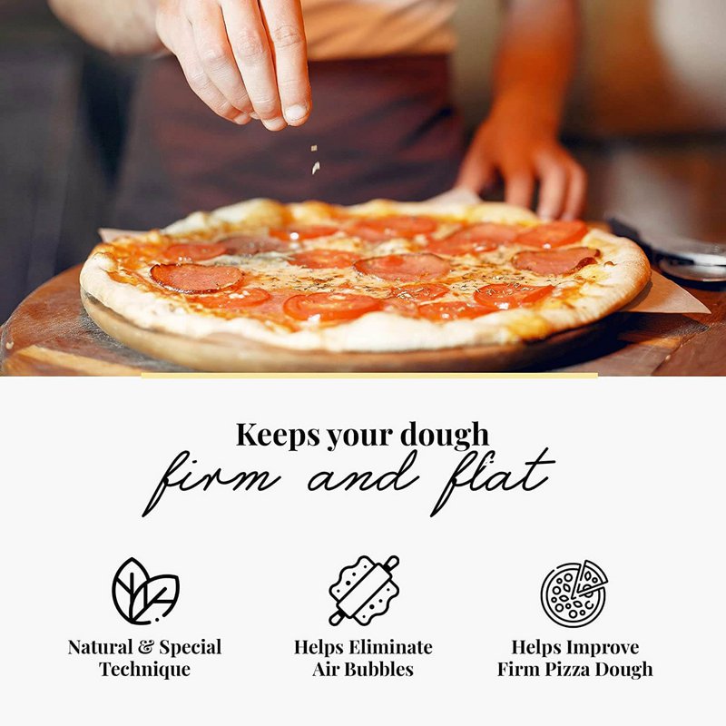 Mattarello francese in legno - Rullo per pizza 40 cm