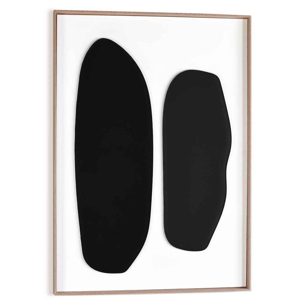 Painting 3D Art Relief Art Black Duo 70x50