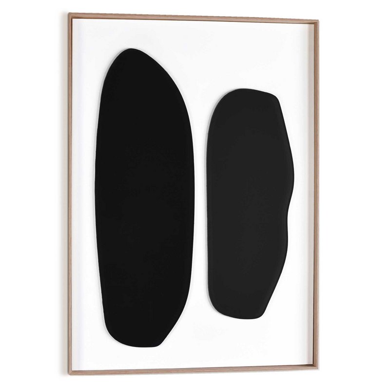 Painting 3D Art Relief Art Black Duo 70x50