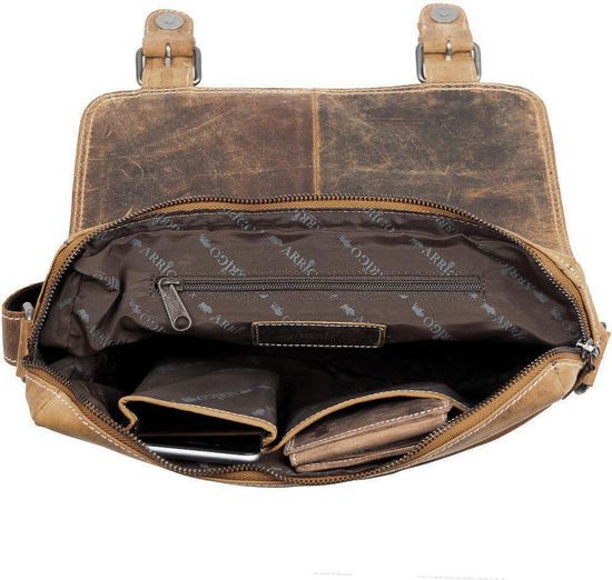 Leder -Männer -Umhängetasche Cognac - Damen Umhängetasche hellbraunes Leder
