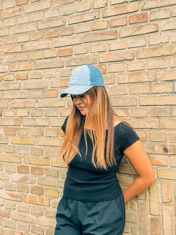 Whirl - Upcycled denim kasket