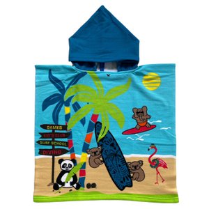 Children's microfiber beach poncho Colonia