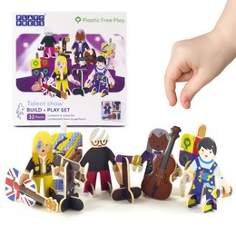Set da gioco ecologico per artisti e artisti