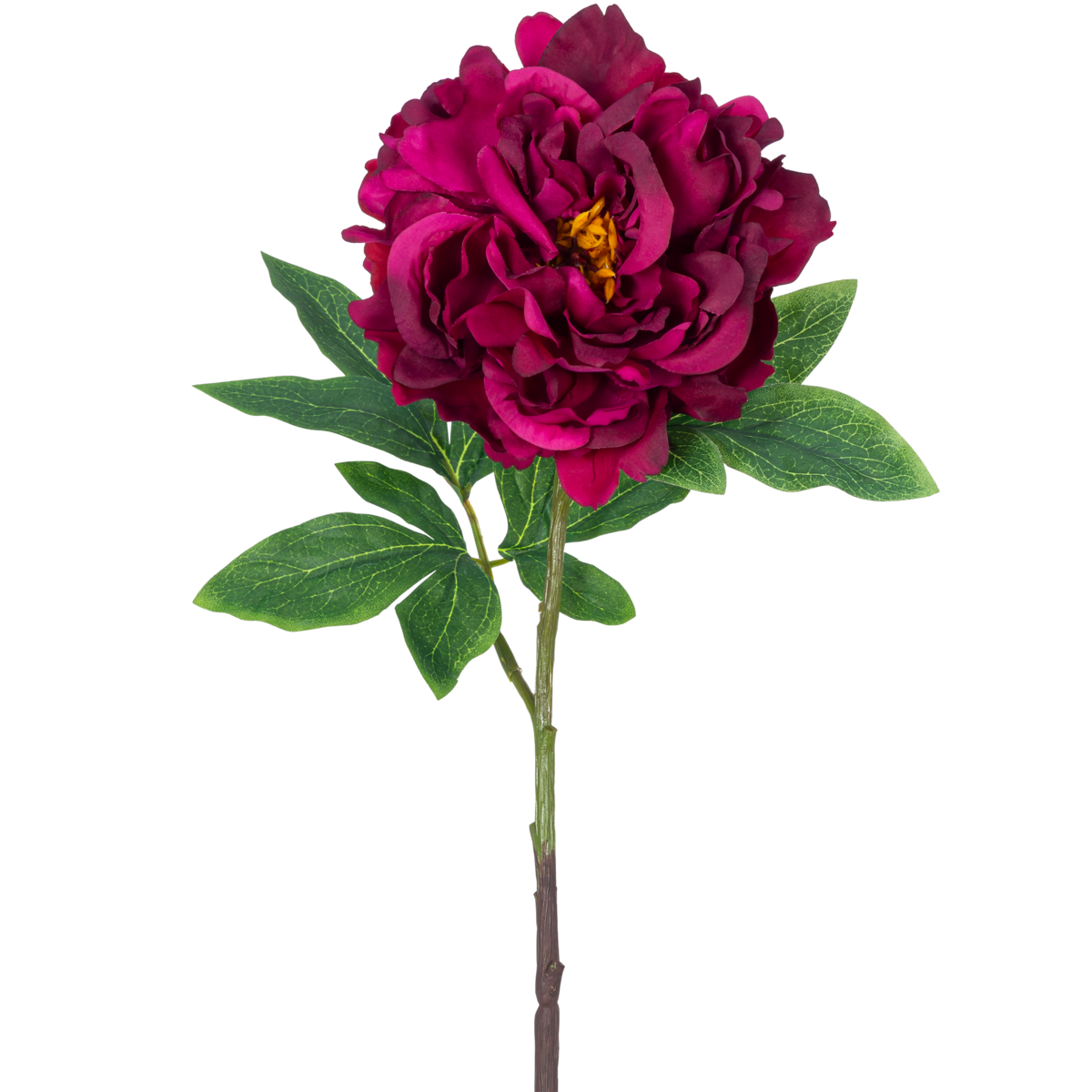 Kunstbloem Pioenroos 61 cm paars