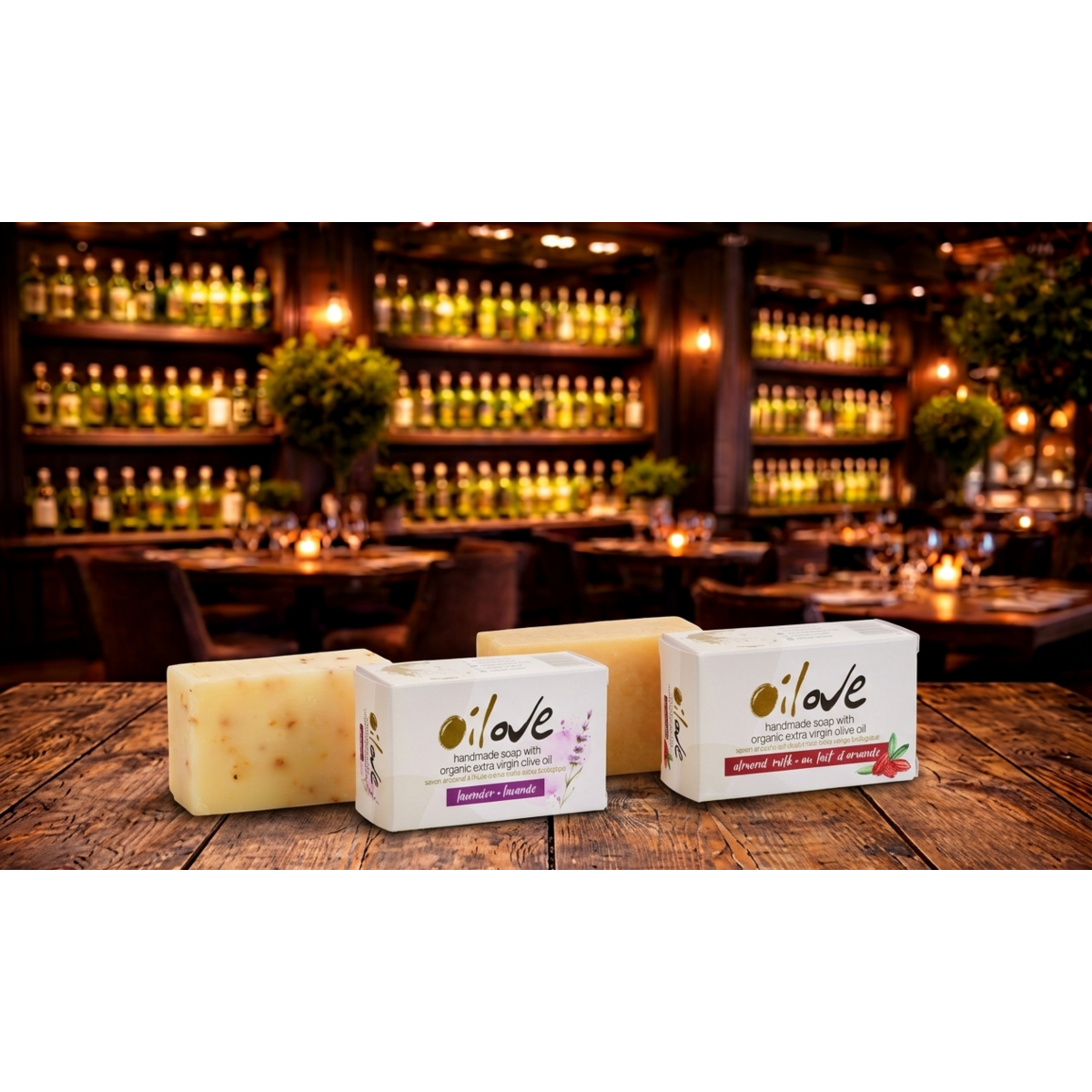 SAVON FAIT MAIN OILOVE® À L'HUILE D'OLIVE EXTRA VIERGE BIOLOGIQUE