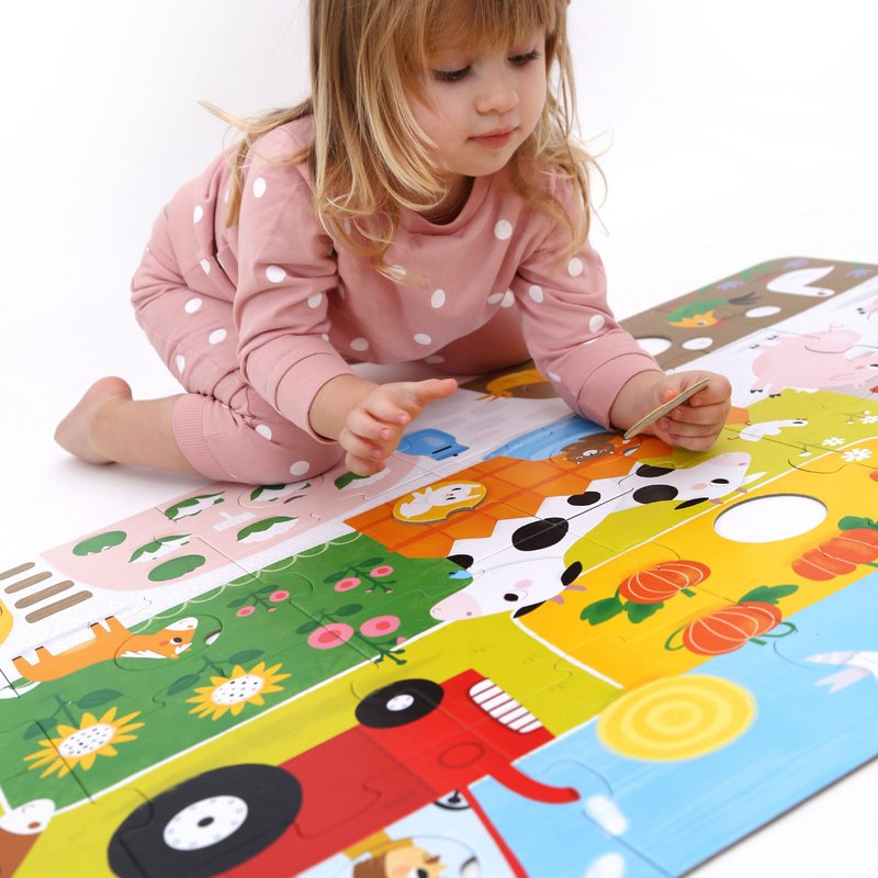 Supergroßer Puzzle-Farm-Match-Spaß