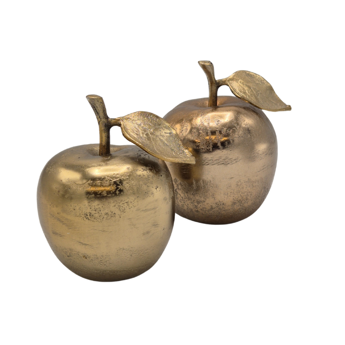 Deco. Appel - s - glänzender Champagner