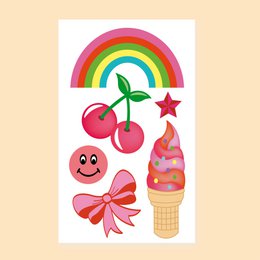 Temporary Tattoo Happy Cuteness
