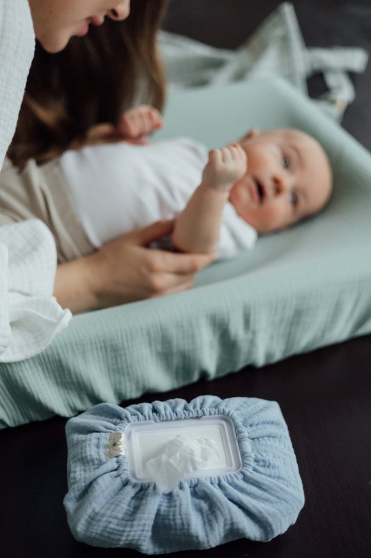 Tisu zmieniająca pieluszka, Baby Blue
